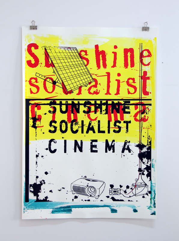 screenprinted poster